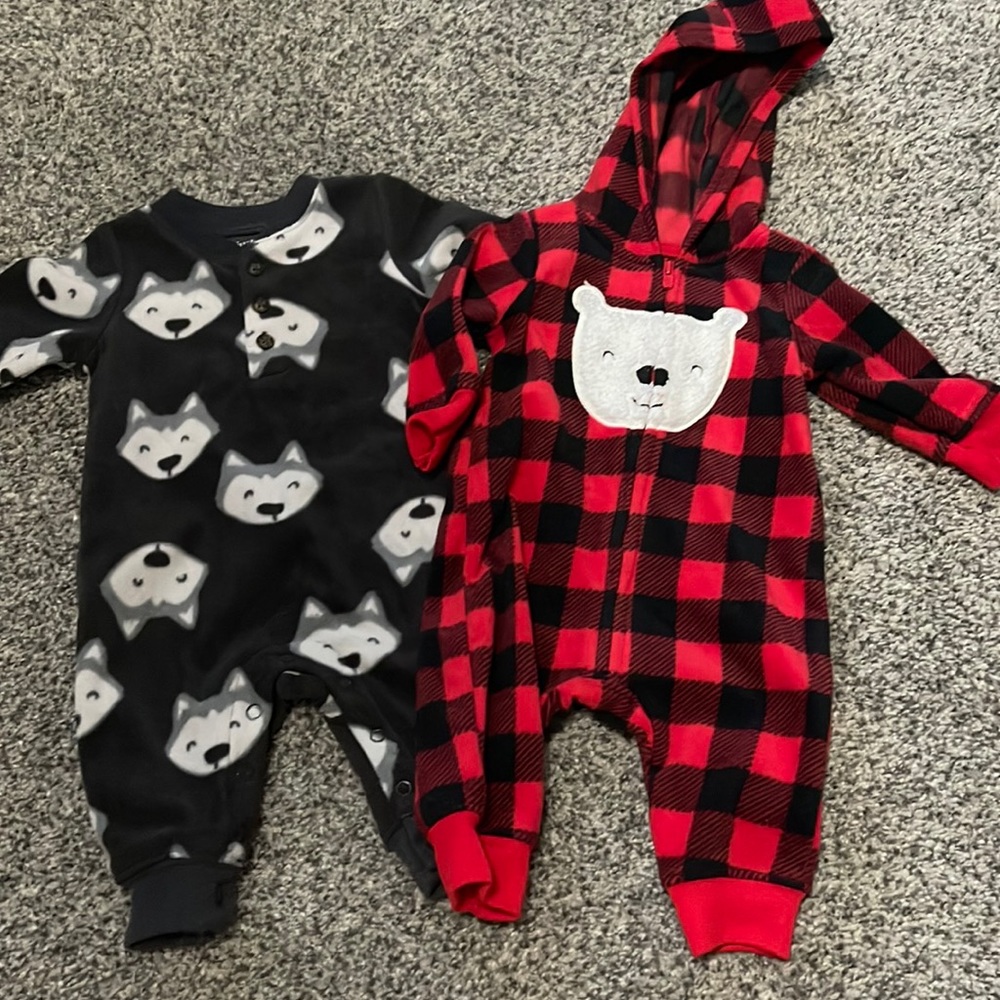 Fleece onesies